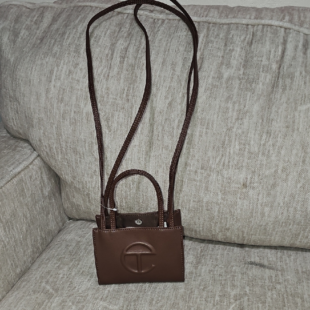 Telfar Rich Brown Mini Bag